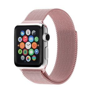 New Apple Watch Milanese Band Pink Rosegold